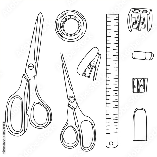 stationery, art materials