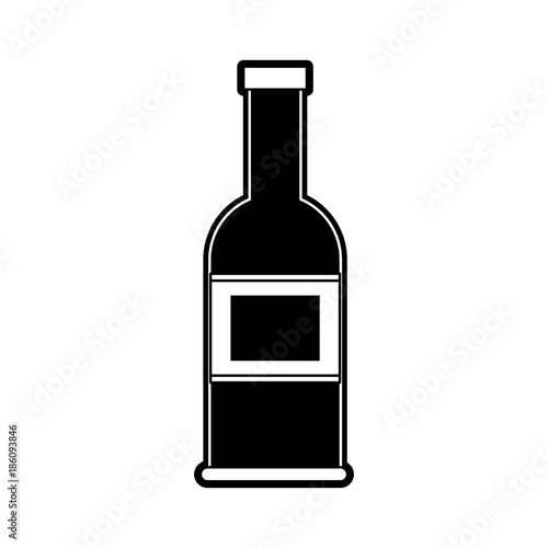 Sauces bottle isolated icon vector illustration graphic design