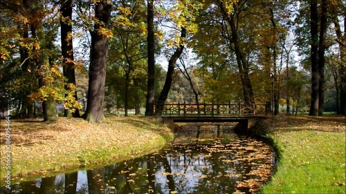 Branitzer Park Brücke in der Lausitz