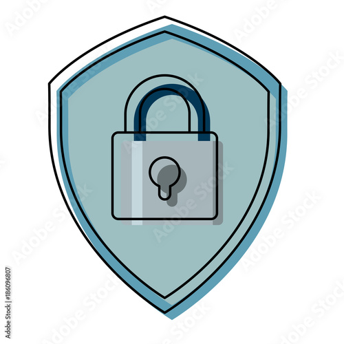 shield with padlock icon