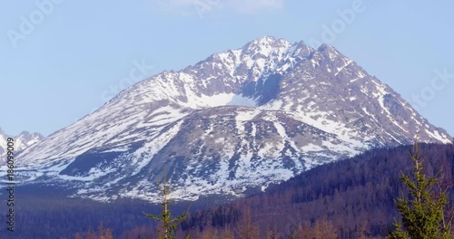 High Tatras, Lomnicky Stit. Mountains of Slovakia. photo