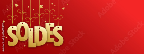 Lettres "SOLDES"  