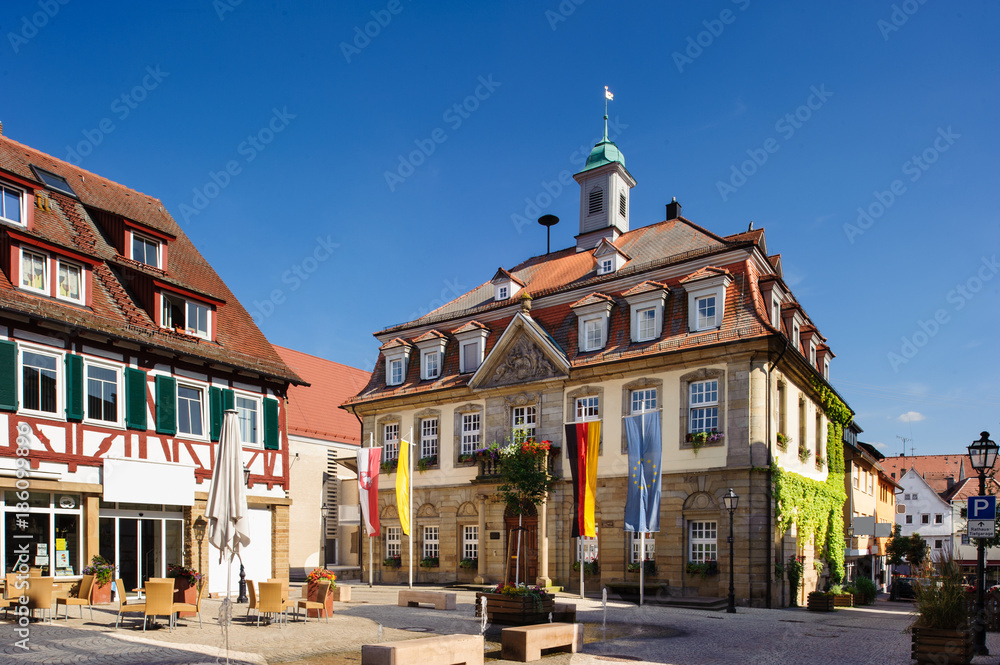 Fototapeta premium Marktplatz in Brackenheim