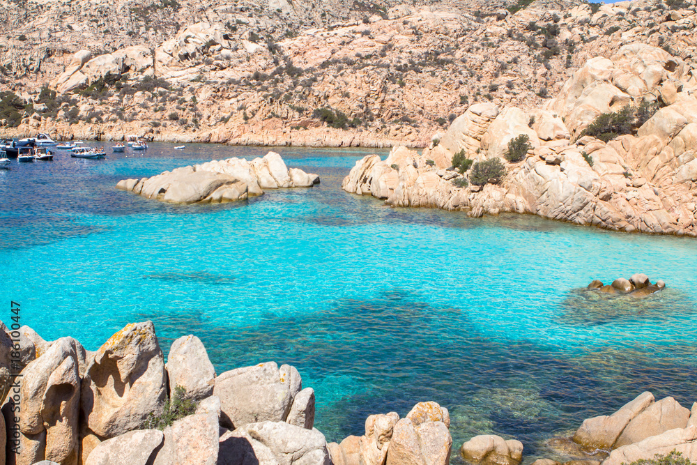 Spiaggia di Cala Coticcio, Sardegna, Italy Spiaggia di Cala Coticcio, Sardegna, Italy