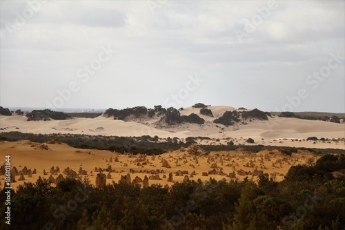 Pinnacles Desert and Lancelin sand dunes in Western Australia