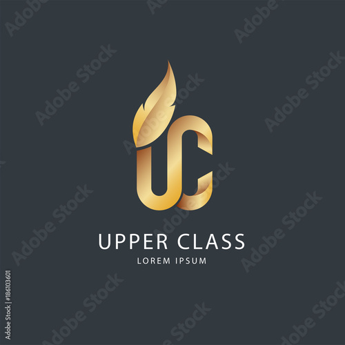Gold on dark, Upper Class Logo