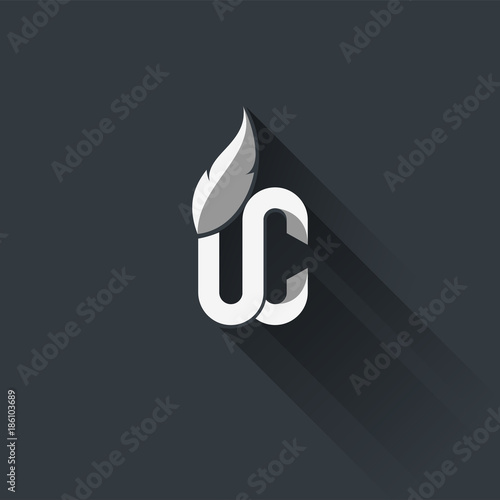 White on dark, Upper Class Logo