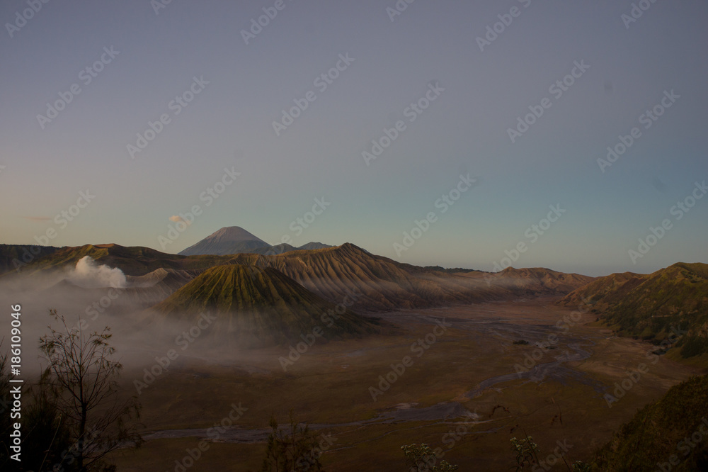 Fototapeta premium Sunrise view in Mount Bromo