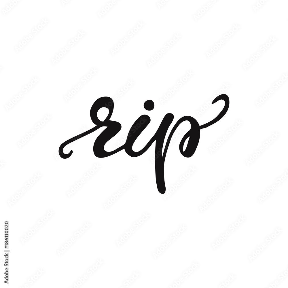 Halloween design with Lettering RIP. Vector illustration. Halloween design with Lettering RIP. Vector illustration.