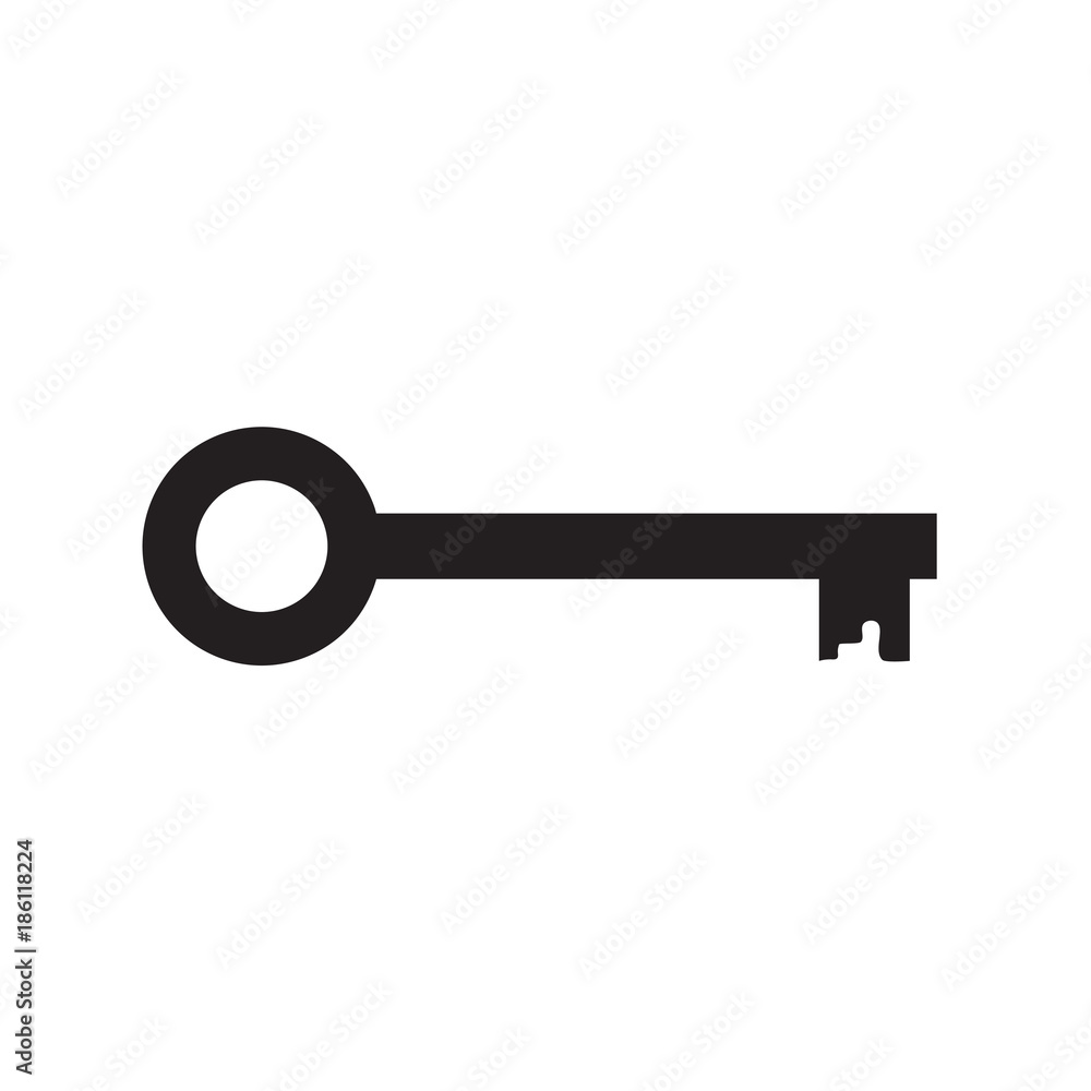 black key icon- vector illustration black key icon- vector illustration