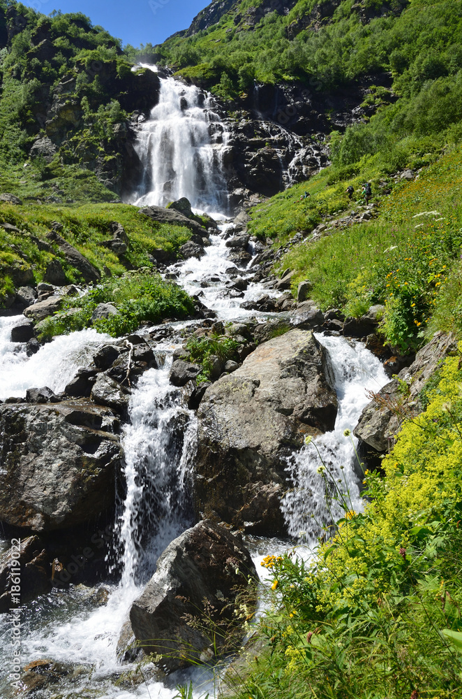 Верхний Имеретинский водопад, Кавказский биосферный заповедник