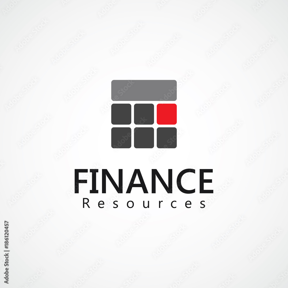 Finance Resources Vector Template Design Finance Resources Vector Template Design