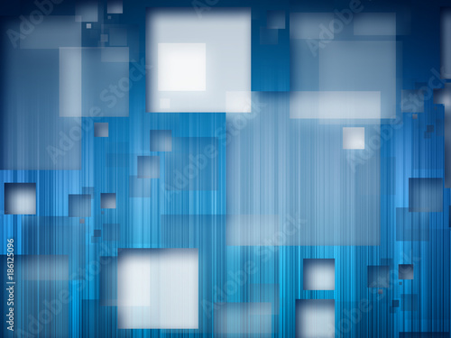 Blue Abstract background With Square