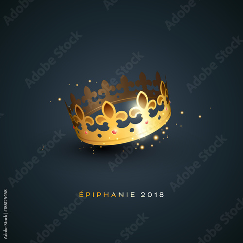 Obraz na płótnie épiphanie galette des rois w salonie