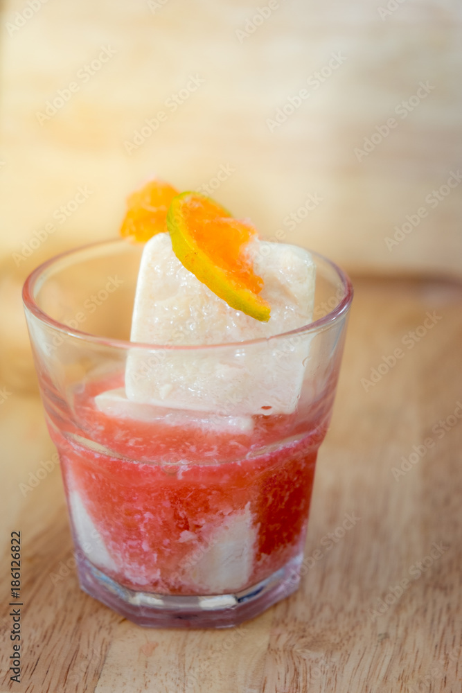 Homemade cocktail drink pink favor Homemade cocktail drink pink favor