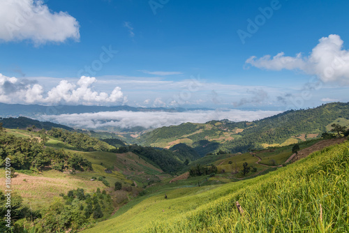 beautiful sunrise and View Point in Thailand 