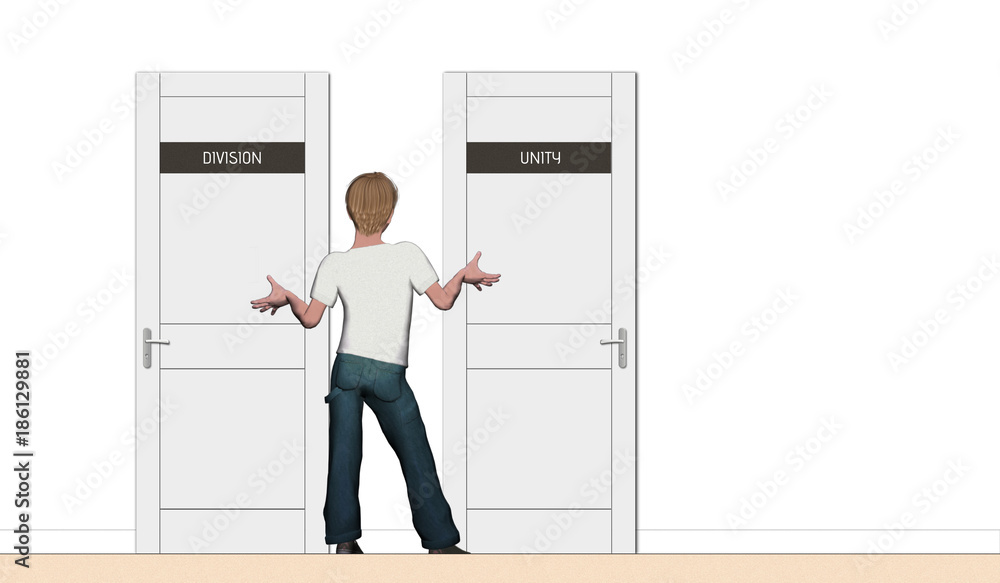 Undecided boy on his future DIVISION OR UNITY Undecided boy on his future DIVISION OR UNITY