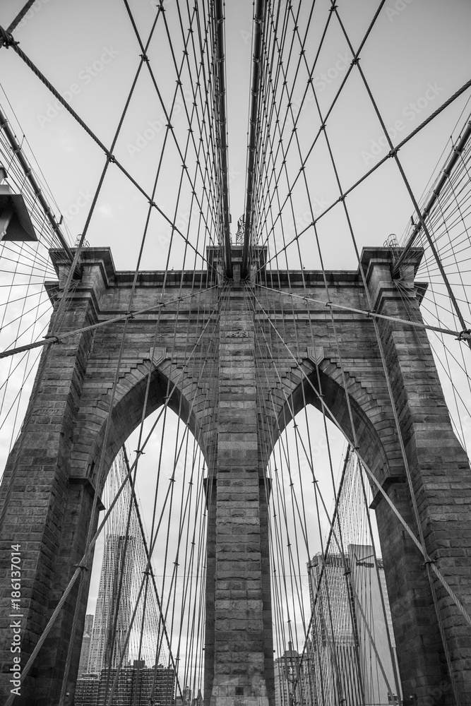 Naklejka premium from the brooklyn bridge