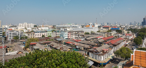 View of Bangkok from the Golden Mount at Wat Saket
