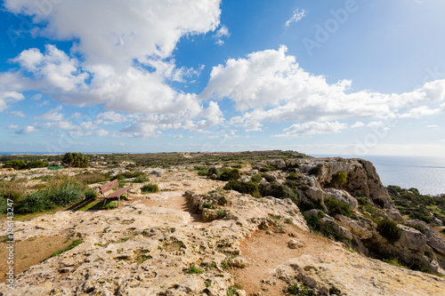 Dingli cliffs on Malta island