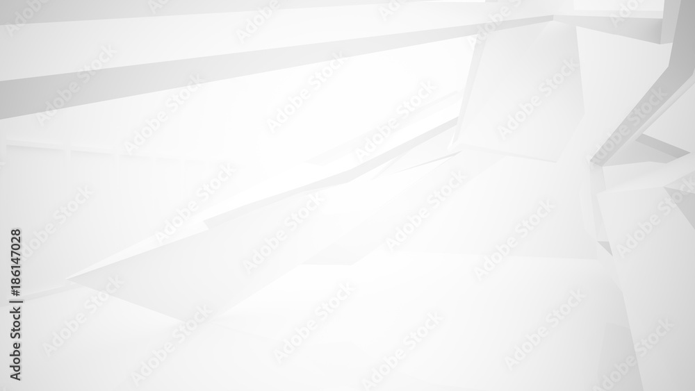 Abstract white interior multilevel public space with window. 3D illustration and rendering. Abstract white interior multilevel public space with window. 3D illustration and rendering.