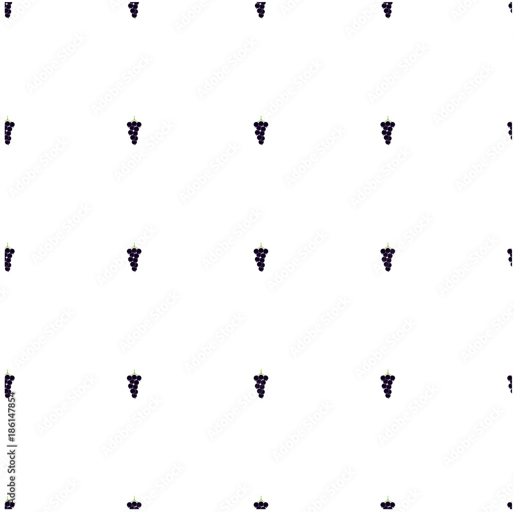 Seamless background flat design purple currant on white stock vector illustration Seamless background flat design purple currant on white stock vector illustration