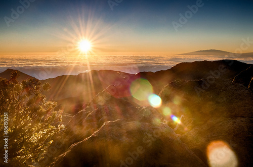 Sunrise at Puʻu ʻUlaʻula (Haleakalā Volcano Summit)