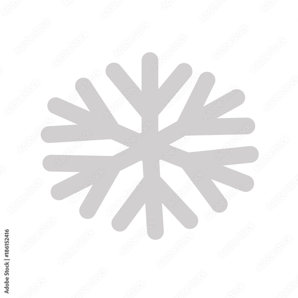 Snow flake flat icon. Vector illustration. Snow flake flat icon. Vector illustration.