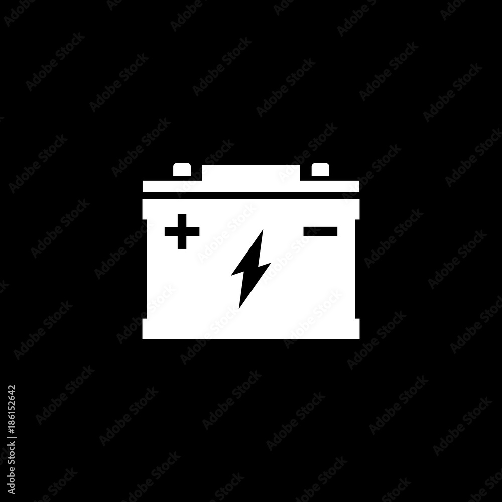 Car battery vector icon Car battery vector icon