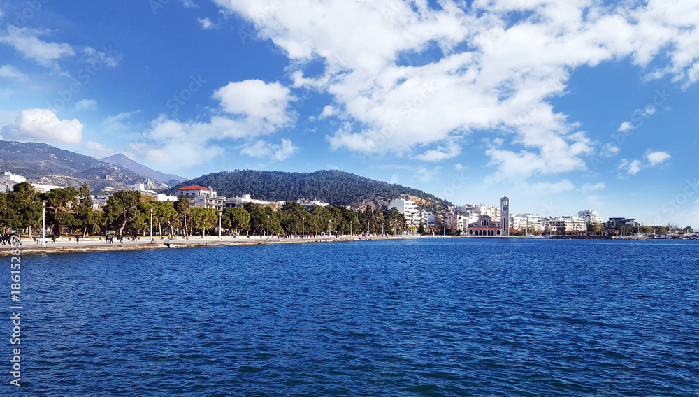 Fototapeta premium City of Volos waterfront