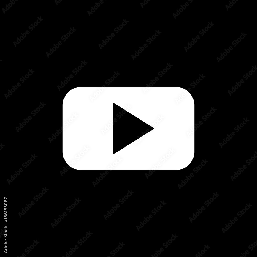 Play button vector icon Play button vector icon