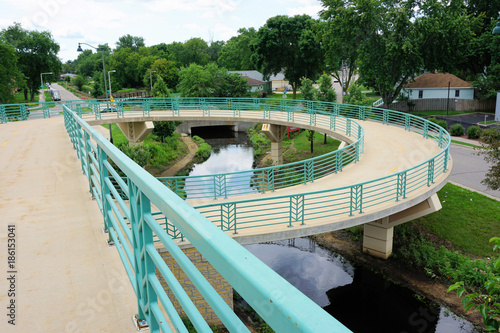 Ornate Foot Bridge - Prairie Style - Frank Lloyd Wright photo