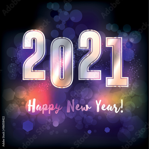 Happy New Year 2021 Illustration