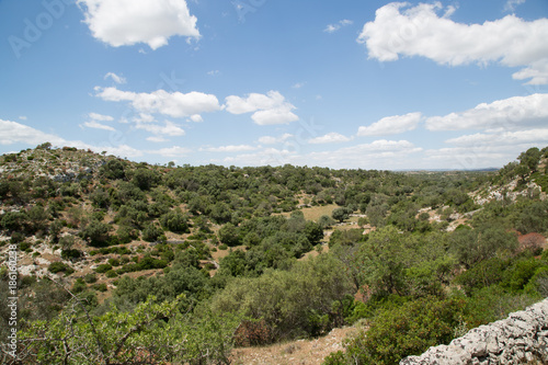 Panorama at the left bank, Natural Reserve of Cavagrande del Cassibile 