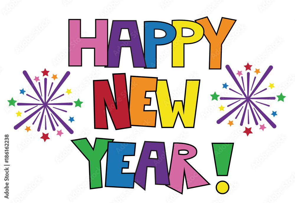 Fototapeta premium Happy New Year