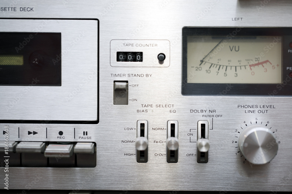 Obraz premium Retro Cassette Player