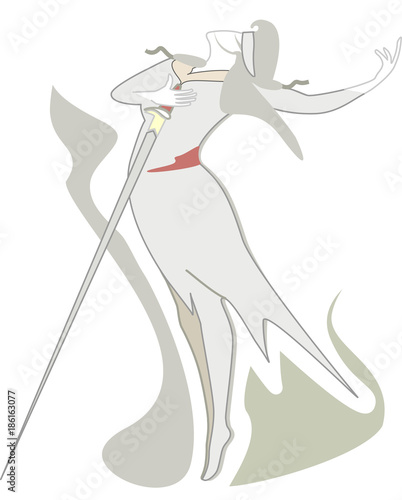 Mythological creature or  a symbol of divine wisdom