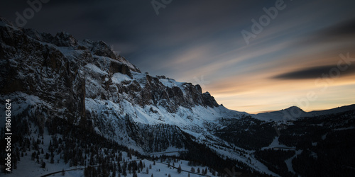 Canvas Print Dolomite Moonlight