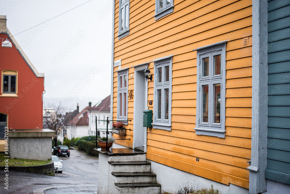 Bergen street view, Norway