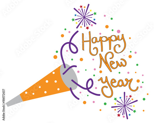 Happy New Year Party Blower
