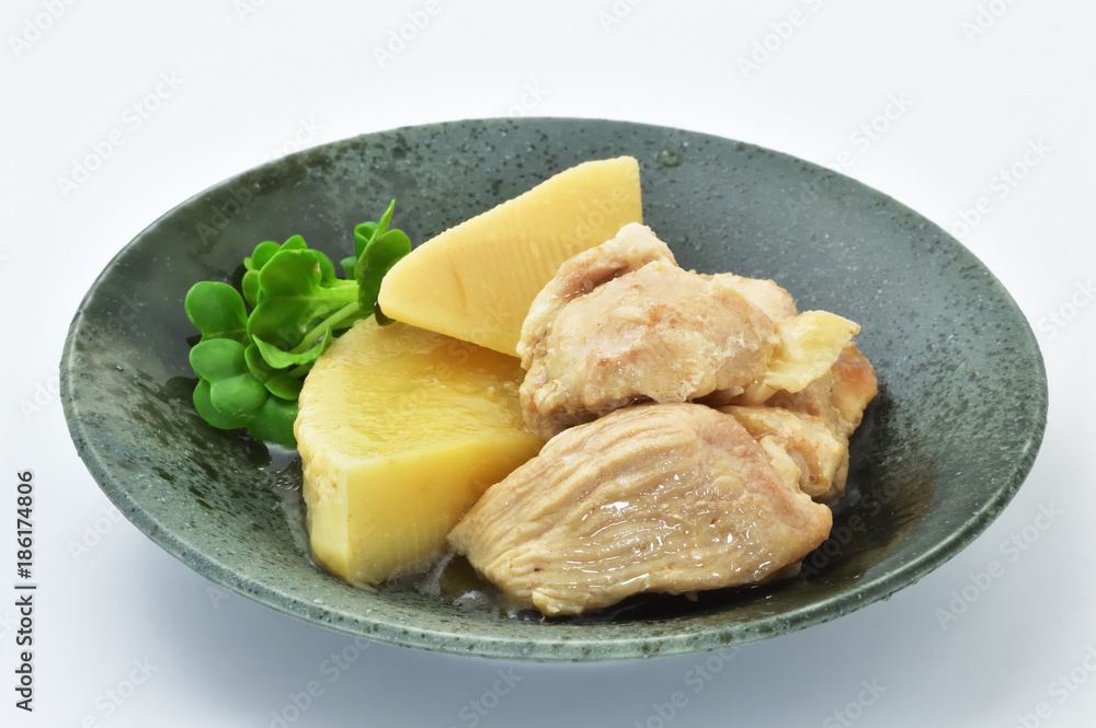 タケノコと鶏肉の煮物