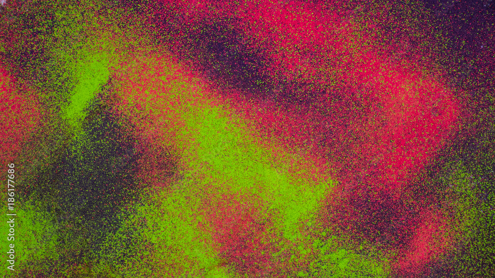 Abstract texture background colorful from holi powder.