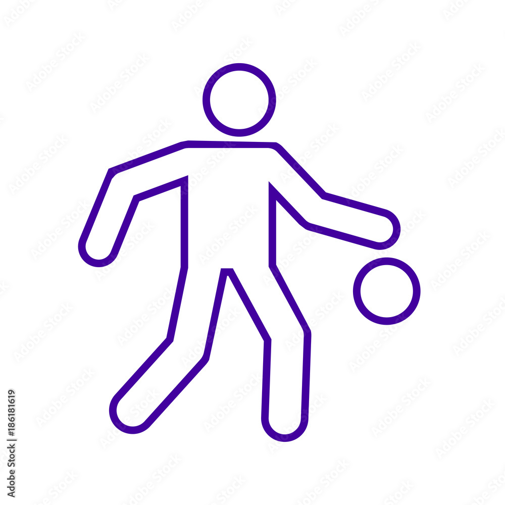 Basketball Dribbling Outline Sport Figure Symbol Vector Illustration Graphic Basketball Dribbling Outline Sport Figure Symbol Vector Illustration Graphic