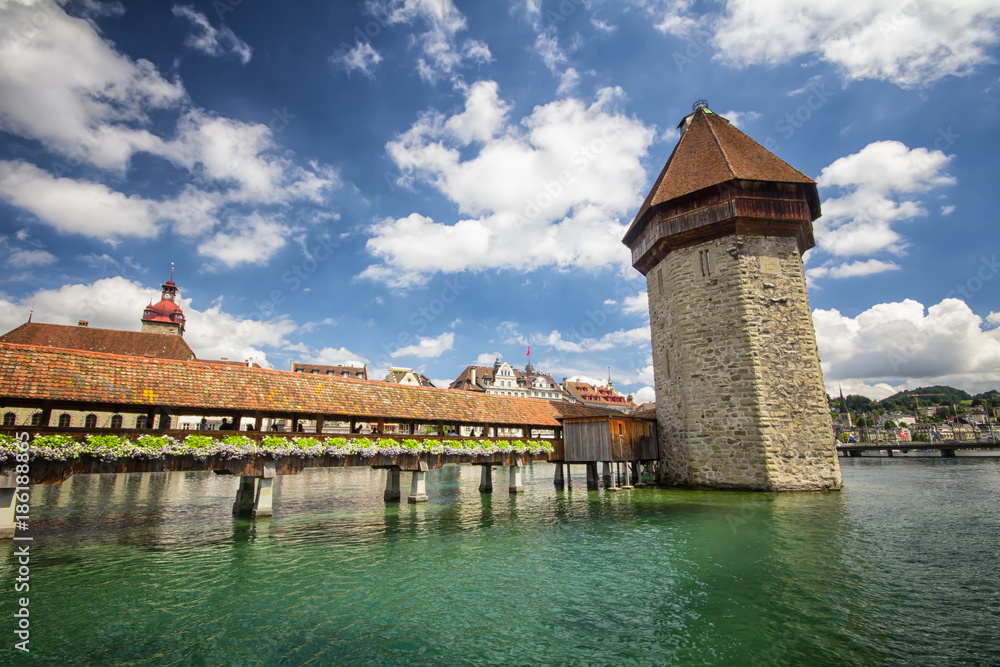 Chapel Bridge, Lucerne, Switzerland