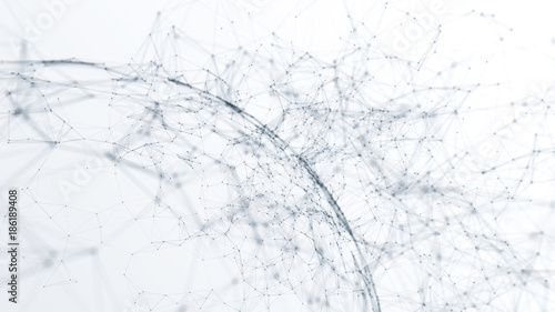 abstract futuristic network on background illustration