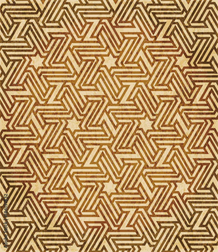 Retro brown Islam seamless geometry pattern background eastern style ornament Retro brown Islam seamless geometry pattern background eastern style ornament