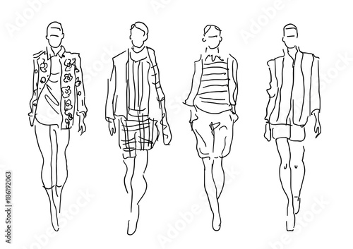      Sketched Fashion Women  