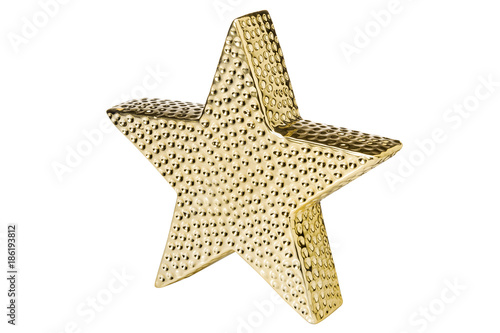 Decorative golden star