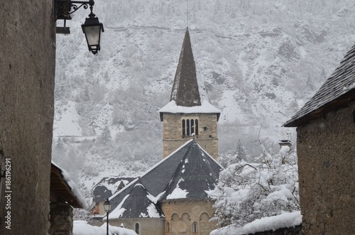 Eglise de Vieille-Aure, St-Lary Soulan, Pyrénées française photo