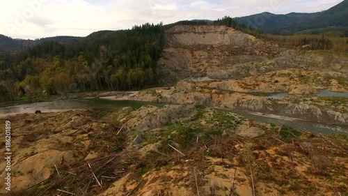 Steelhead Haven Oso Wahington Mudslide Site Stillaguamish River photo